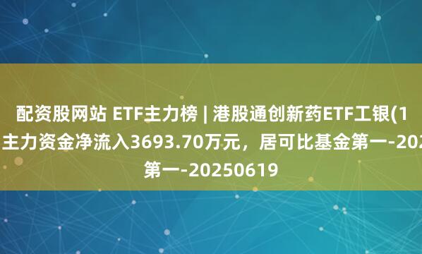 配资股网站 ETF主力榜 | 港股通创新药ETF工银(159217)主力资金净流入3693.70万元，居可比基金第一-20250619
